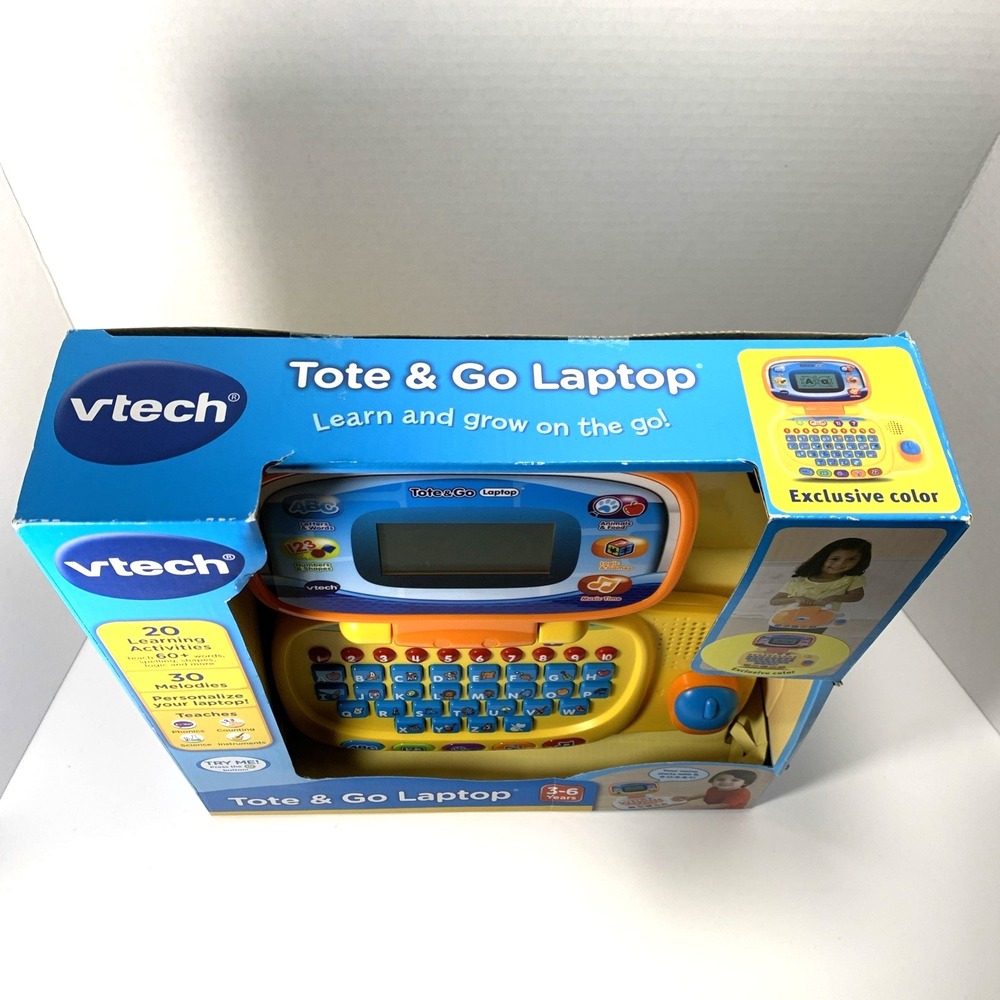 VTECH Tote & Go Laptop Learning Toy Educational Game Exclusive Color NIB - Picture 12 of 14